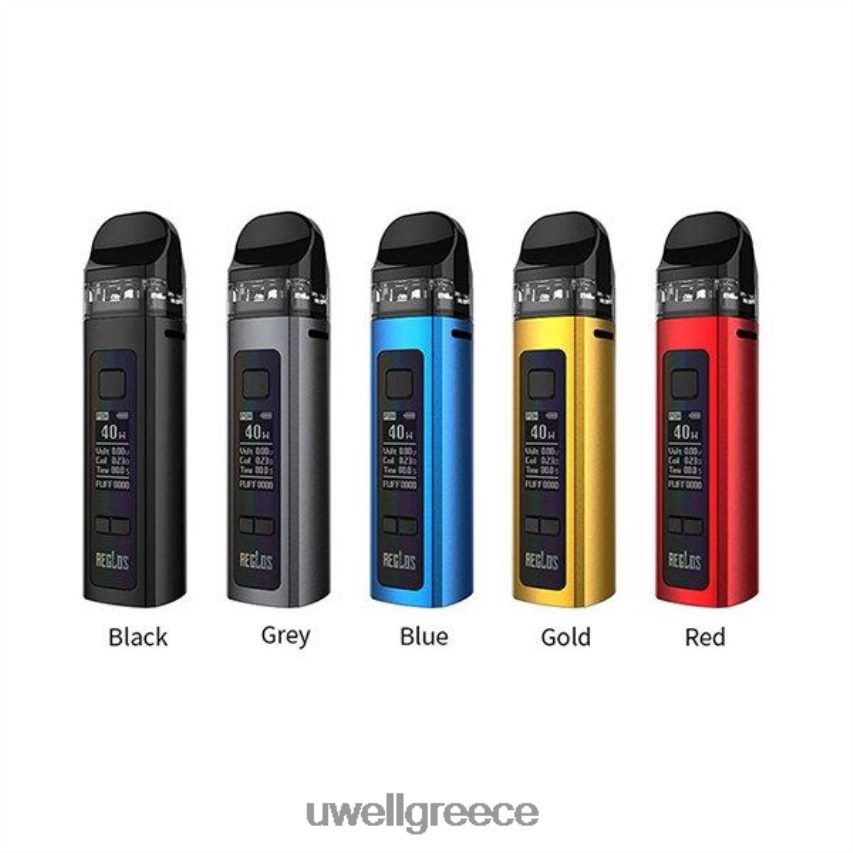 UWELL Vape Disposable - 4XVT2F367 UWELL AEGLOS κιτ λοβών | 60w το κόκκινο